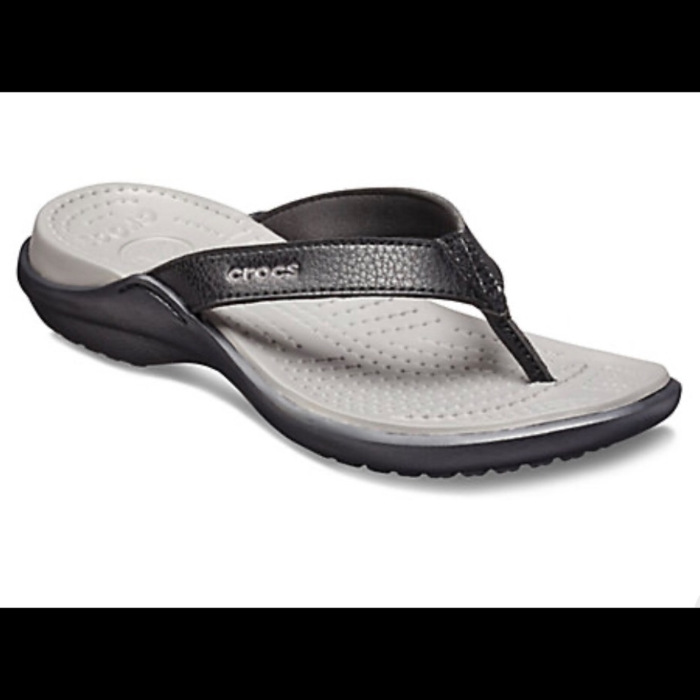 Crocs Capri IV Flip Black/Smoke